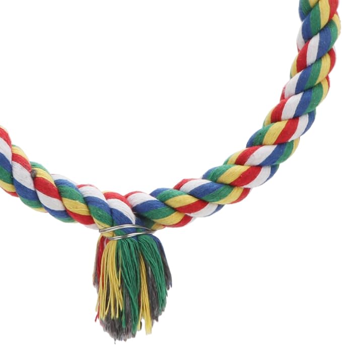 Bird Rope Swing Colorful Perch Climbing Toy - Image 7