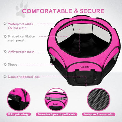 Portable Large Pet Cat Playpen for Indoor Outdoor Cats, Foldable Big Dog - Image 4