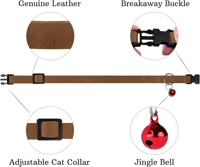 Breakaway Cat Collar Leather - Image 5