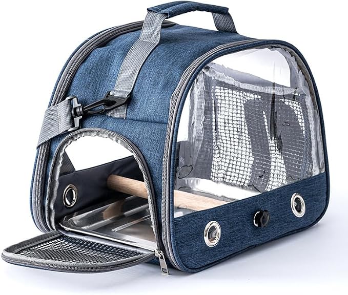 Bird Travel Carrier Portable Parrot Carry Transport Bag by Unknown