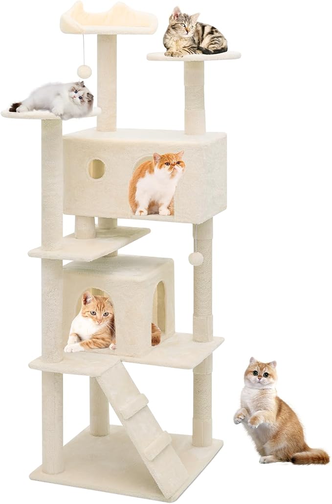 Athena Collection Cat Tree, 70 Inch Cat Tree Tower by AthenaCollectionFurniture