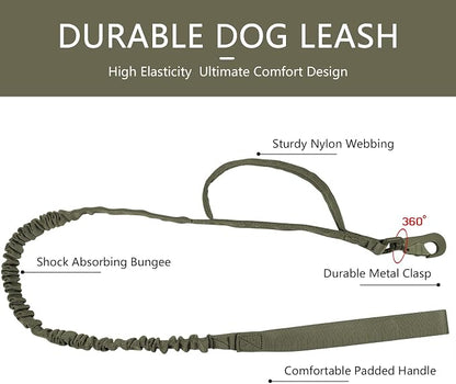 DAGANXI Tactical Dog Collar, Adjustable Military Training Nylon Dog Collar - Image 5