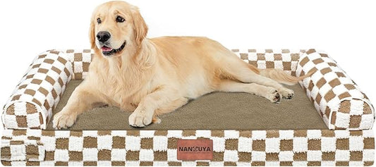 Large Dog Bed Orthopedic Washable: Beds Bolster XL Bed Medium Large Dogs Egg by Nanuya