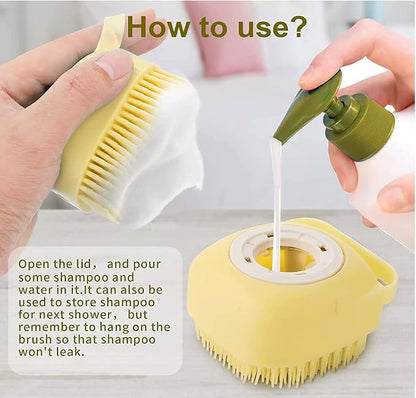 Pet Bath Massage Brush Puppy Dog Cat Grooming Cleaning Soft - Image 5
