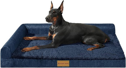 Patas Lague Orthopedic XL Dog Bed Large Sized Dog 42''X28'', Waterproof L by PatasLague