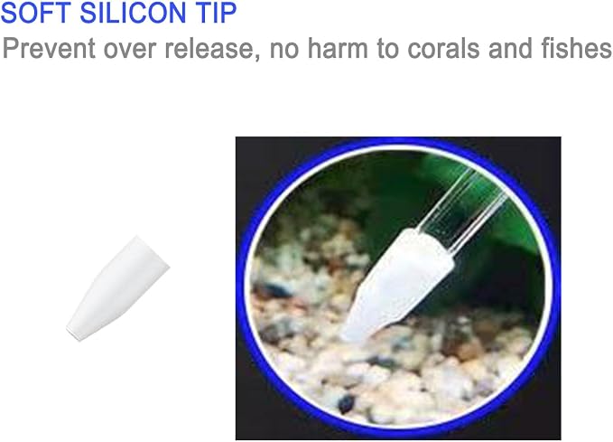 17.7inch Aquarium Siphon/Fish Feeder/Tank Cleaner/Coral Feeding Tube/Water - Image 4