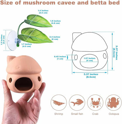 Betta Fish Tank Accessories, Pleco Caves - Image 3
