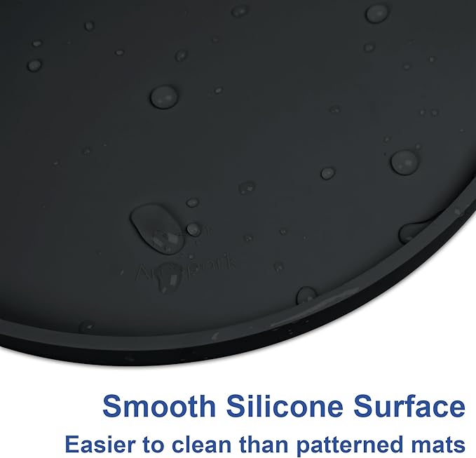 4 PCS Thickened Pet Silicone Food Mat, Nonslip Waterproof Cat Dog Feeding Bowl - Image 5