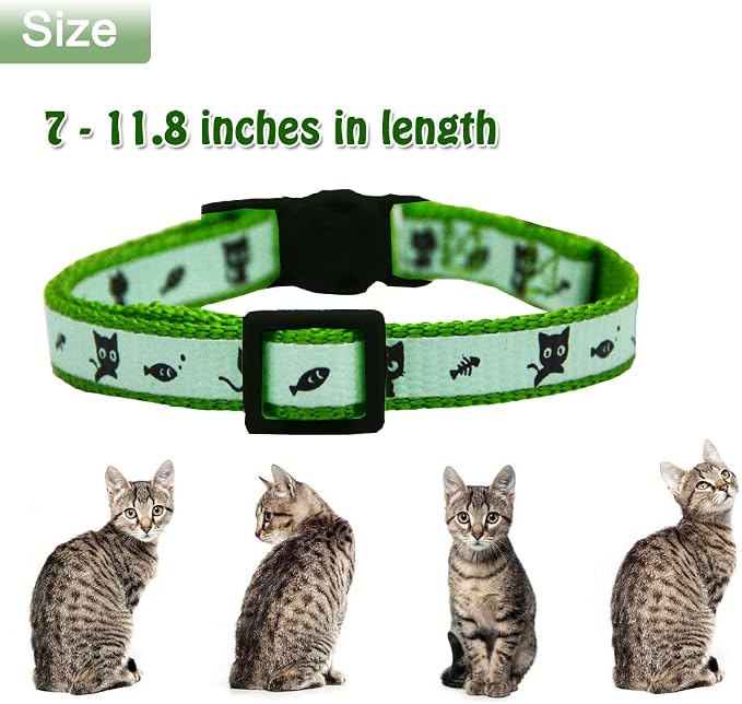 2 Pack Glow in The Dark Cat Collar - Image 2