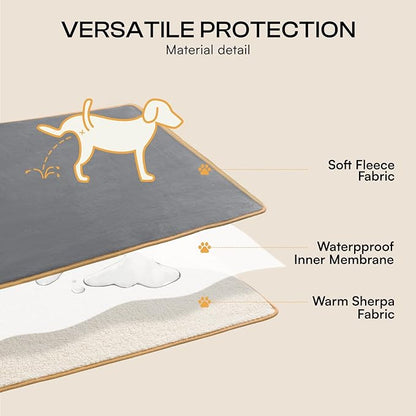 Luciphia Waterproof Pet Blanket, Liquid Pee Proof Dog Blanket - Image 4