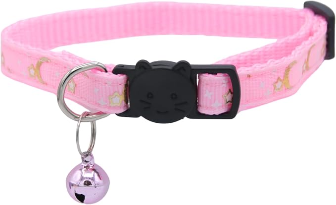 Set of 2: KioKatt Celestial Nylon Cat Collars - Image 3