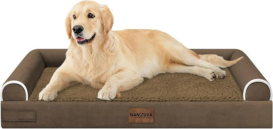 Large Dog Bed Orthopedic Washable: Beds Bolster XL Bed Medium Large Dogs Egg by Nanuya