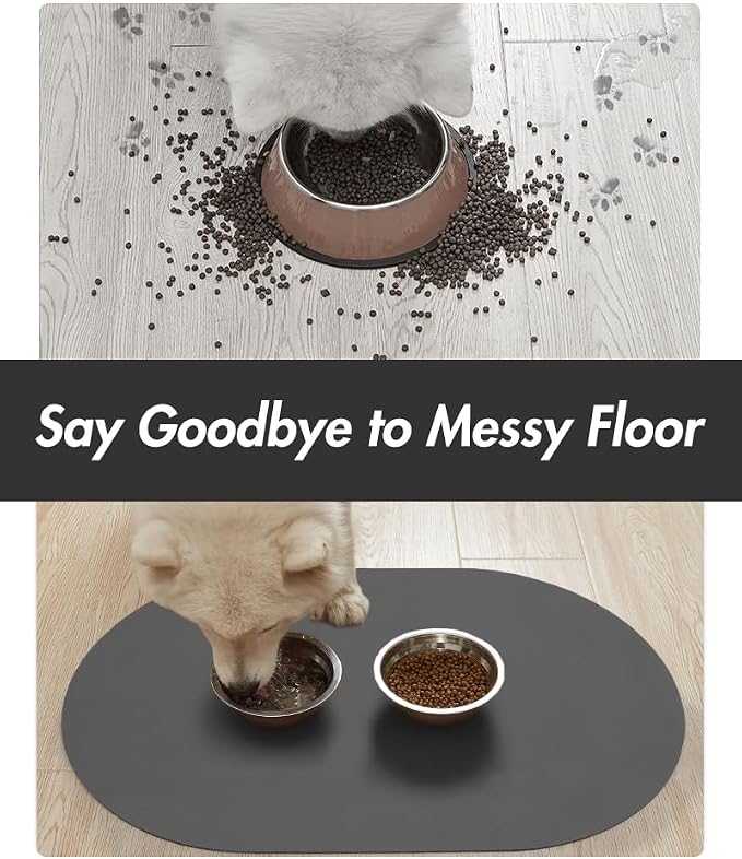 Absorbent Dog Mat for Food & Water Bowl - Image 3