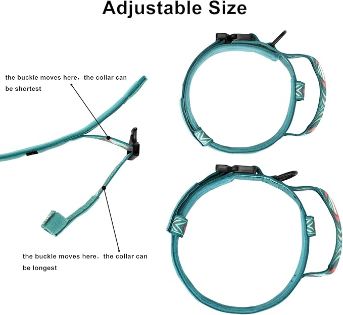 DAGANXI Tactical Dog Collar, Adjustable Military Training Nylon Dog Collar - Image 5