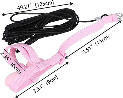 Dnoifne Parrot Harness and Leash, Adjustable Training Design Anti-Bite - Image 6