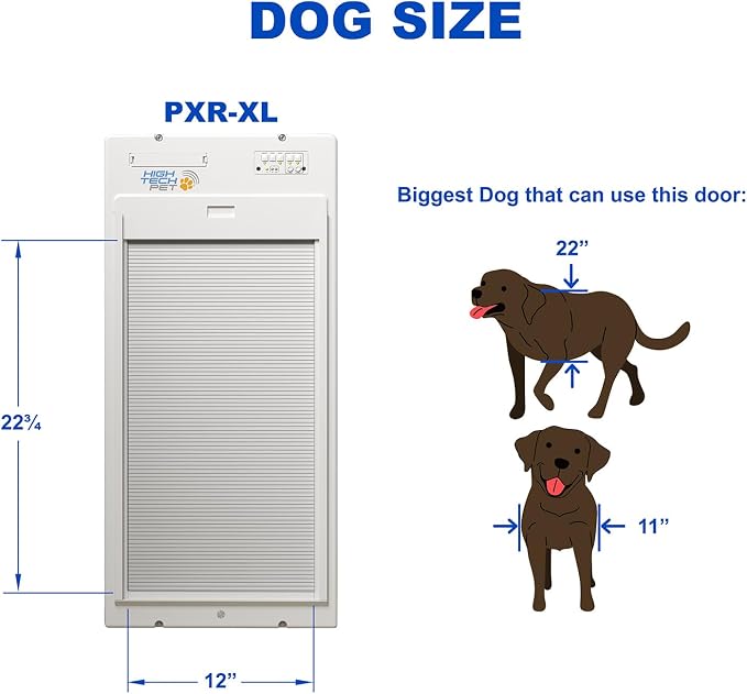 Power Pet® Automatic Roll-Up Pet Door by High Tech Pet – Motorized Vertical Door - Image 7