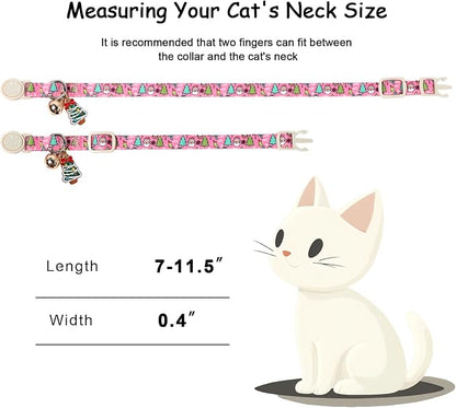 2 Pack Christmas Cat Collars - Image 4
