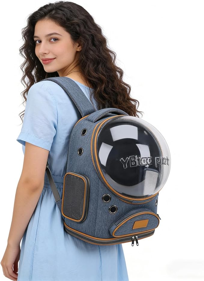 Cat Backpack Carrier, Breathable Pet Carrier Backpack Large Space Bubble - Image 5