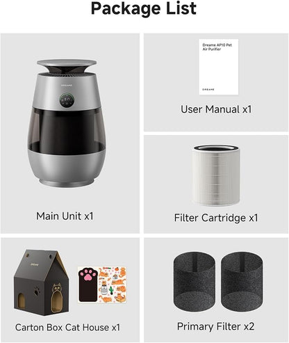 ‌Dreame Pet Air Purifier, Cleans 5, 386 ft² in One Hour, 346 ft² - Image 9