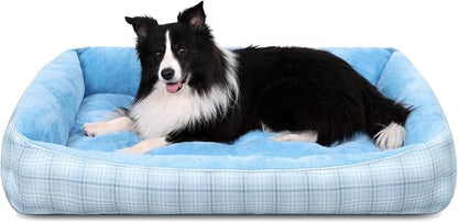 MIHIKK Rectangle Dog Beds for Large Dogs & Cats, Orthopedic Sleeping Pet Bed by MIHIKKPet%E2%80%99sHome