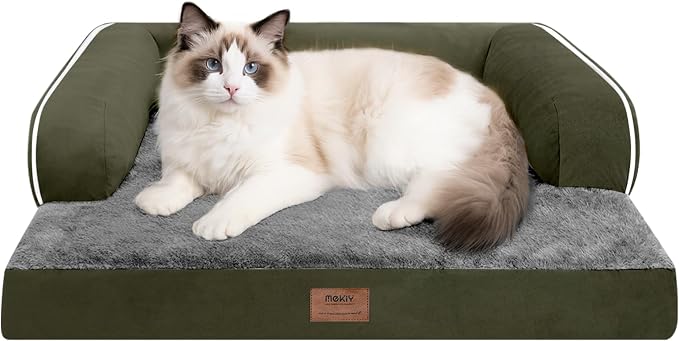 Small Dog Bed and Cat Sofa Waterproof Orthopedic Dog Beds by Mekiy