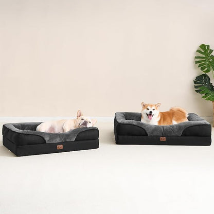 EHEYCIGA Orthopedic Dog Bed for Large Sized Dog, Waterproof Liner & Washable - Image 8