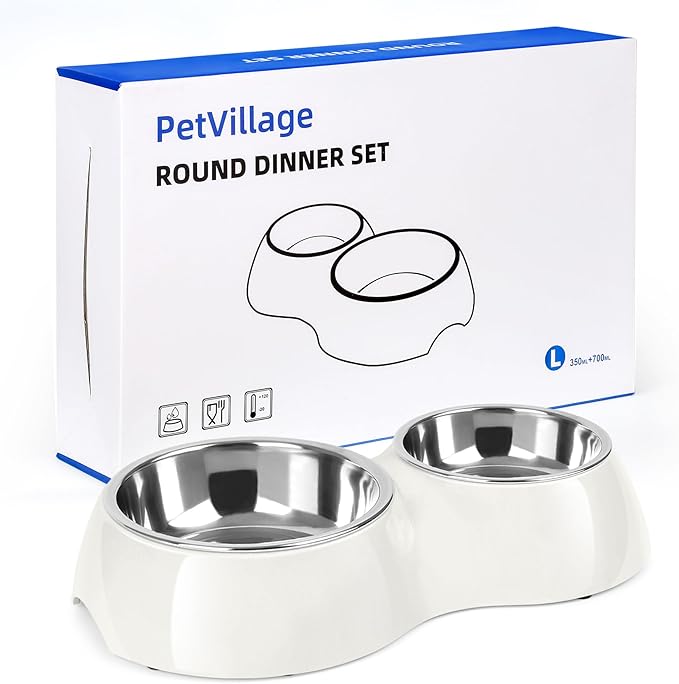 Elevated Dog Bowls Set by Petvillage