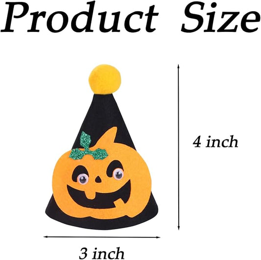 10 Pcs Halloween Dogs Hats Cute Ghost Halloween Cats Party Pet Pumpkin Set - Image 2