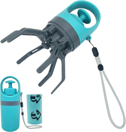 Fhiny Portable Dog Poop Scooper, No-Touch Handheld Doggy Poop Scooper Sanitary by Fhiny