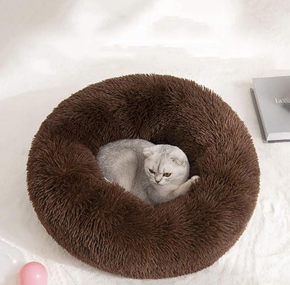 BODISEINT Modern Soft Plush Round Pet Bed - Image 3