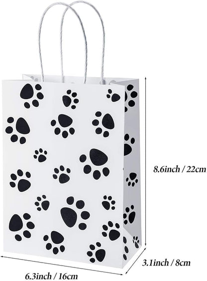Blulu 20 Pcs Puppy Dog Paw Gift Bags - Image 2