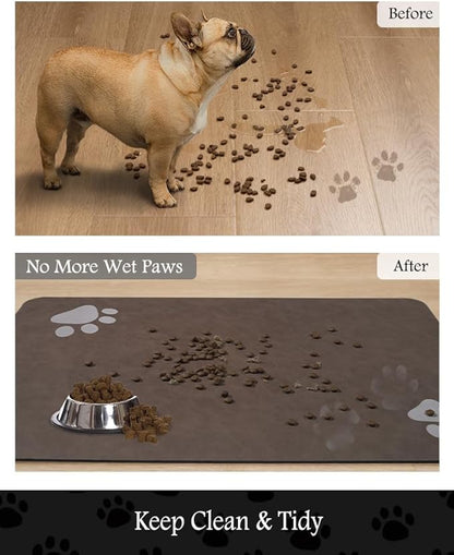 Pet Feeding Mat-Absorbent Dog Mat - Image 3
