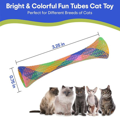 SPOT Kitty Fun Tubes Cat Toy | Bouncy Cat Toy - Image 6