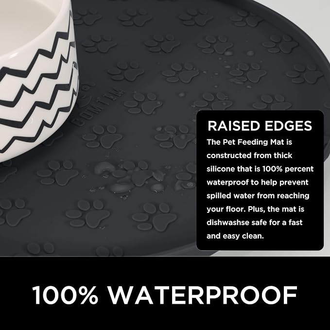 Comtim Waterproof Dog Food Mat - Image 2
