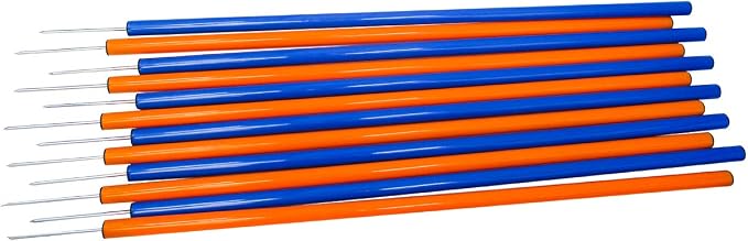 Trademark Innovations Dog Agility Weave Poles Training Set Equipment - Image 3