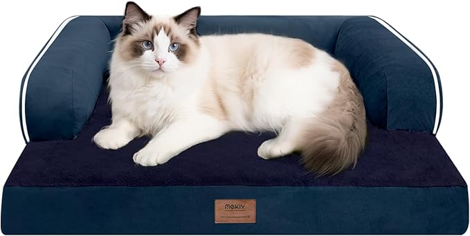 Small Dog Bed and Cat Sofa Waterproof Orthopedic Dog Beds by Mekiy