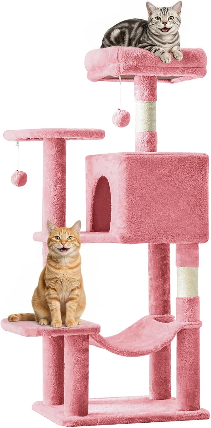 DUMOS Small 44 Inch Cat Tree Tower, Cat Climbing Tower by DumosLifestyle