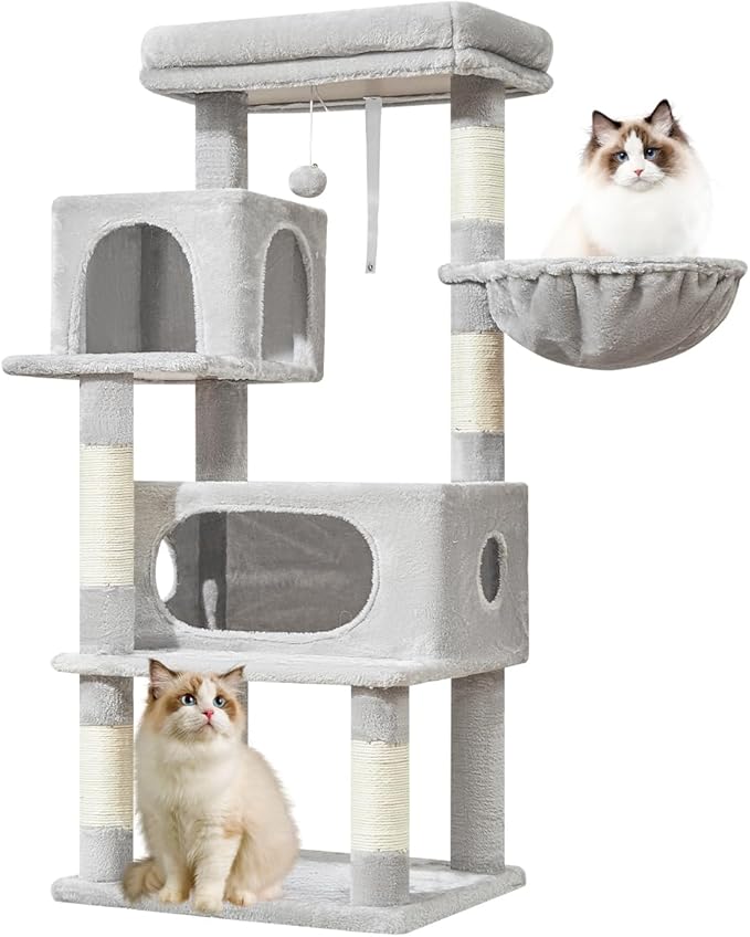 Taoqimiao Cat Tree, 49-Inch Cat Tower by Taoqimiao