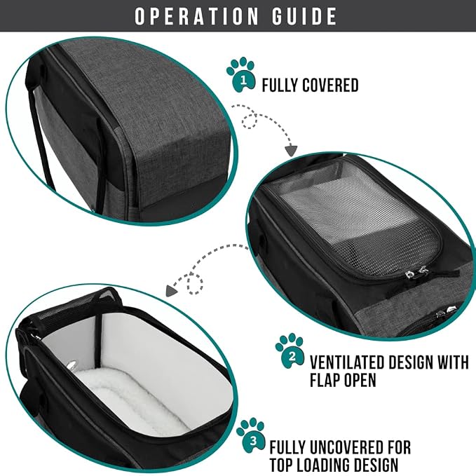 PetAmi Dog Purse Carrier for Small Dogs, Airline Approved Soft Sided Pet Carrier - Image 3