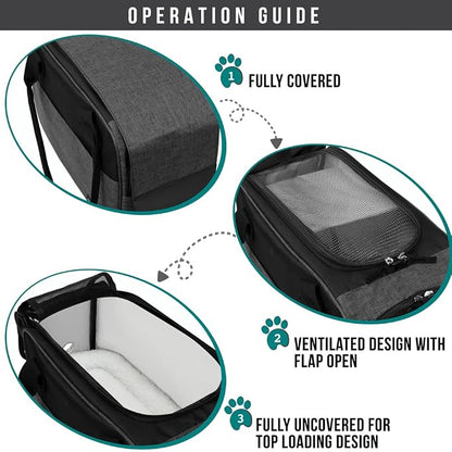 PetAmi Dog Purse Carrier for Small Dogs, Airline Approved Soft Sided Pet Carrier - Image 3