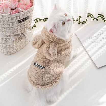 Selena Cat Bunny Ears Costume Cute Dog Kitten Hoodies Sweater Rabbit Ears Puppy - Image 2