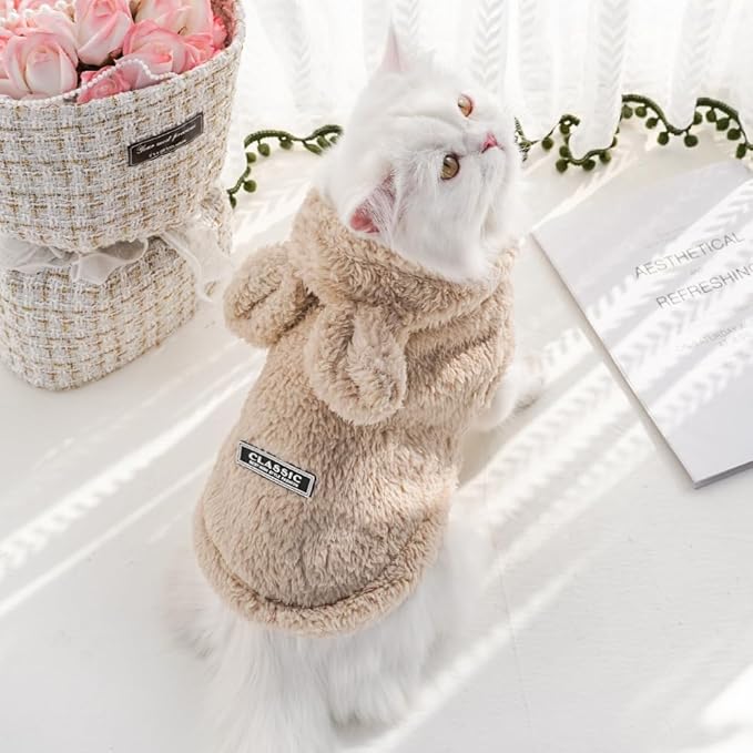 Selena Cat Bunny Ears Costume Cute Dog Kitten Hoodies Sweater Rabbit Ears Puppy - Image 2