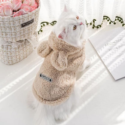 Selena Cat Bunny Ears Costume Cute Dog Kitten Hoodies Sweater Rabbit Ears Puppy - Image 2