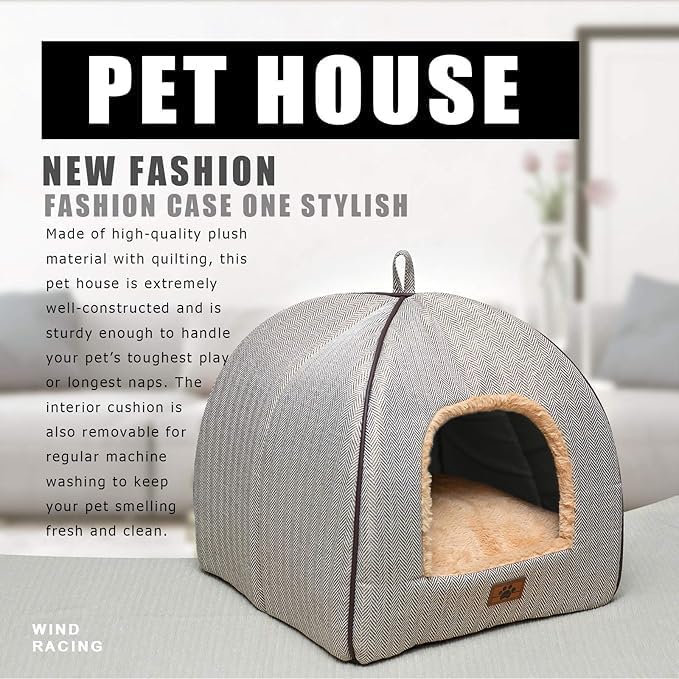 WINDRACING Cat Bed for Indoor Cats - Image 6