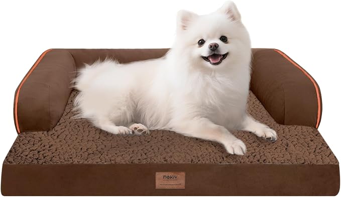 Small Dog Bed Orthopedic Washable Cat Bed Memory Foam Small Couch Sofa Indoor by Mekiy