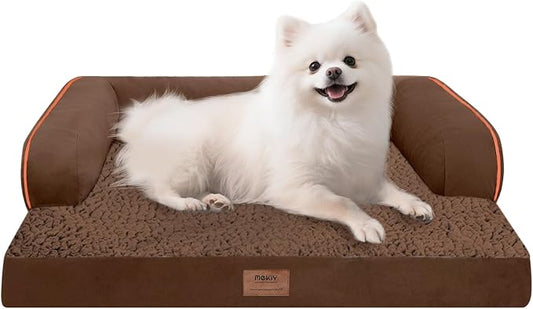 Small Dog Bed Orthopedic Washable Cat Bed Memory Foam Small Couch Sofa Indoor by Mekiy