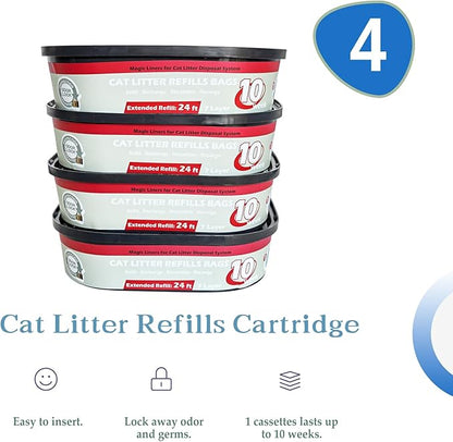 Cat Litter Refill Bags Cartridge Compatible - Image 2
