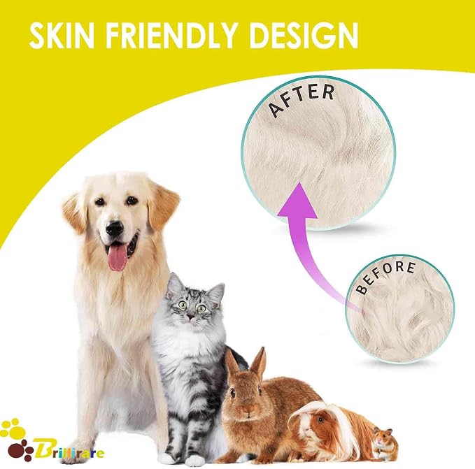 2 Pack Dog Grooming Bath Brush, Premium Soft Silicone Pet Brushes - Image 6