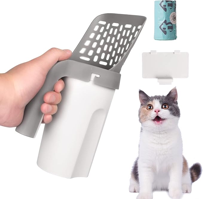 Pooper Scooper for Cat, Cat Litter Scoop by WAONIQ