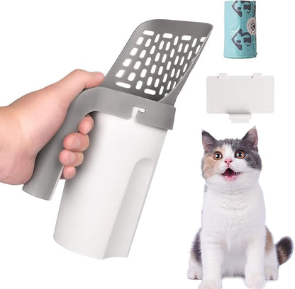 Pooper Scooper for Cat, Cat Litter Scoop by WAONIQ